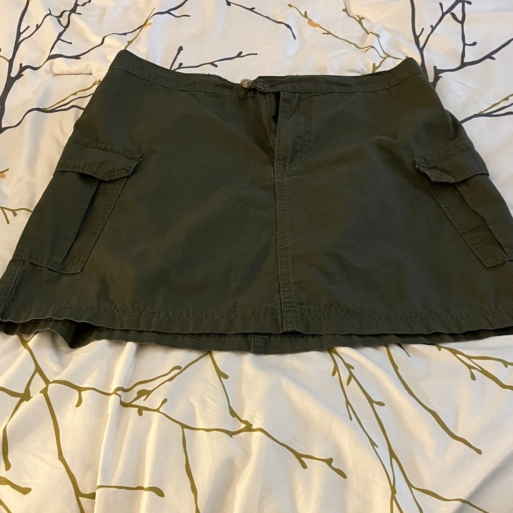 City Chic Olive Mini Skirt